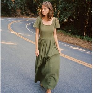 christy dawn scarlett dress in forest gauze XS petite